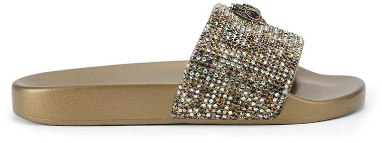 Šľapky Kurt Geiger London Meena Eagle zlatá farba, 7400260999