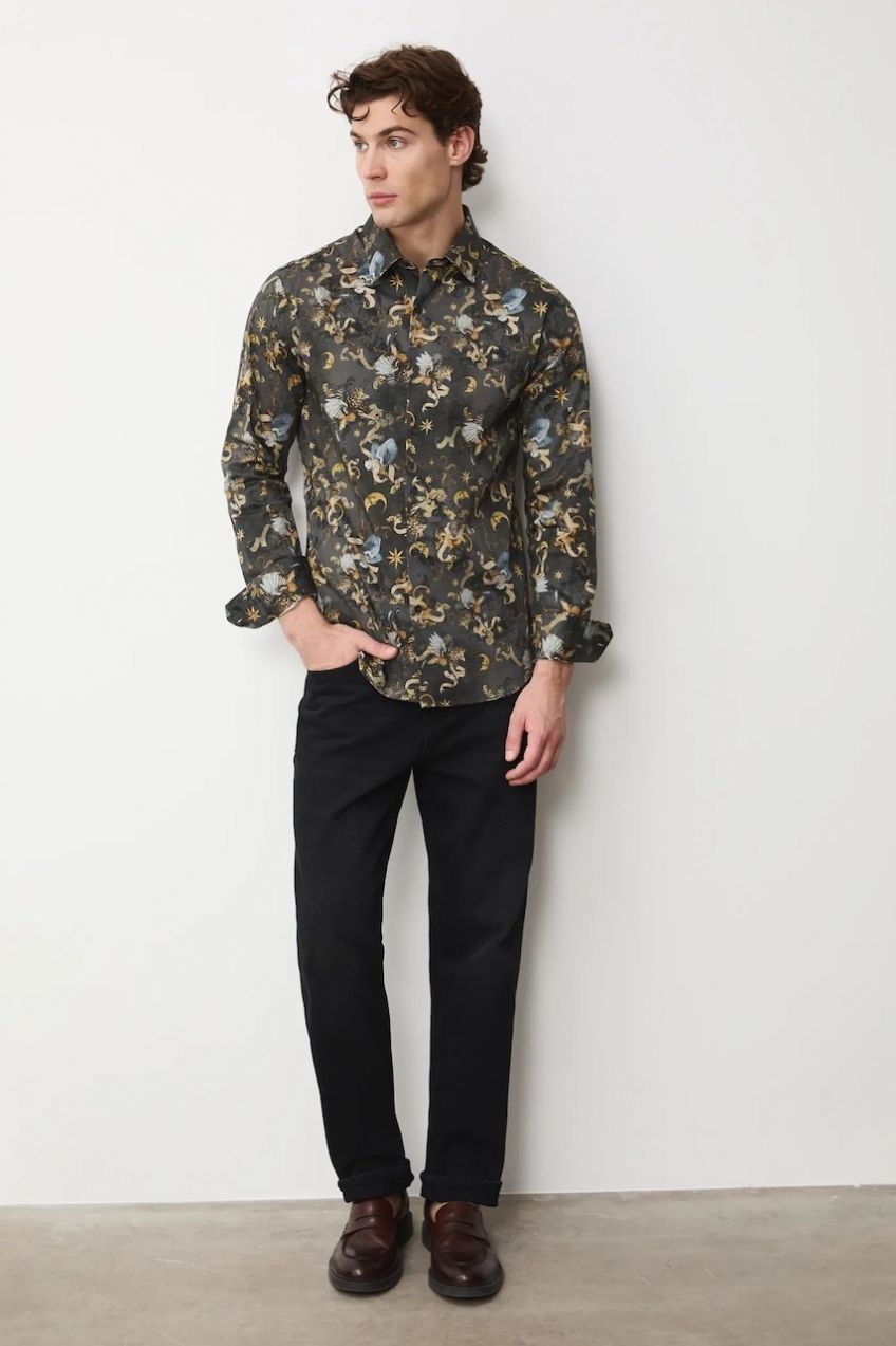 Košeľa Medicine viac farieb, slim, s klasickým golierom