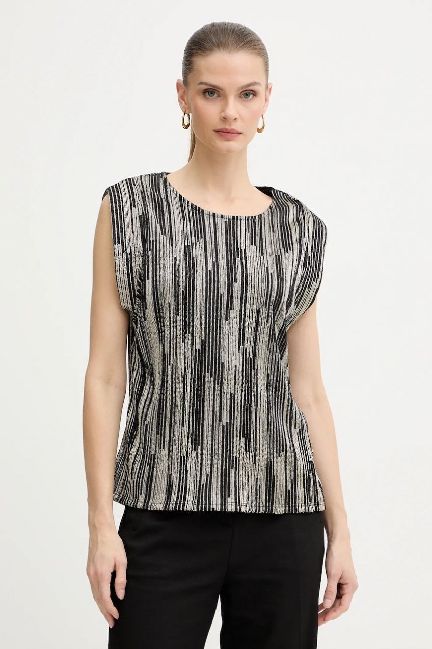 Blúzka Morgan zlatá farba, vzorovaná, DIABO