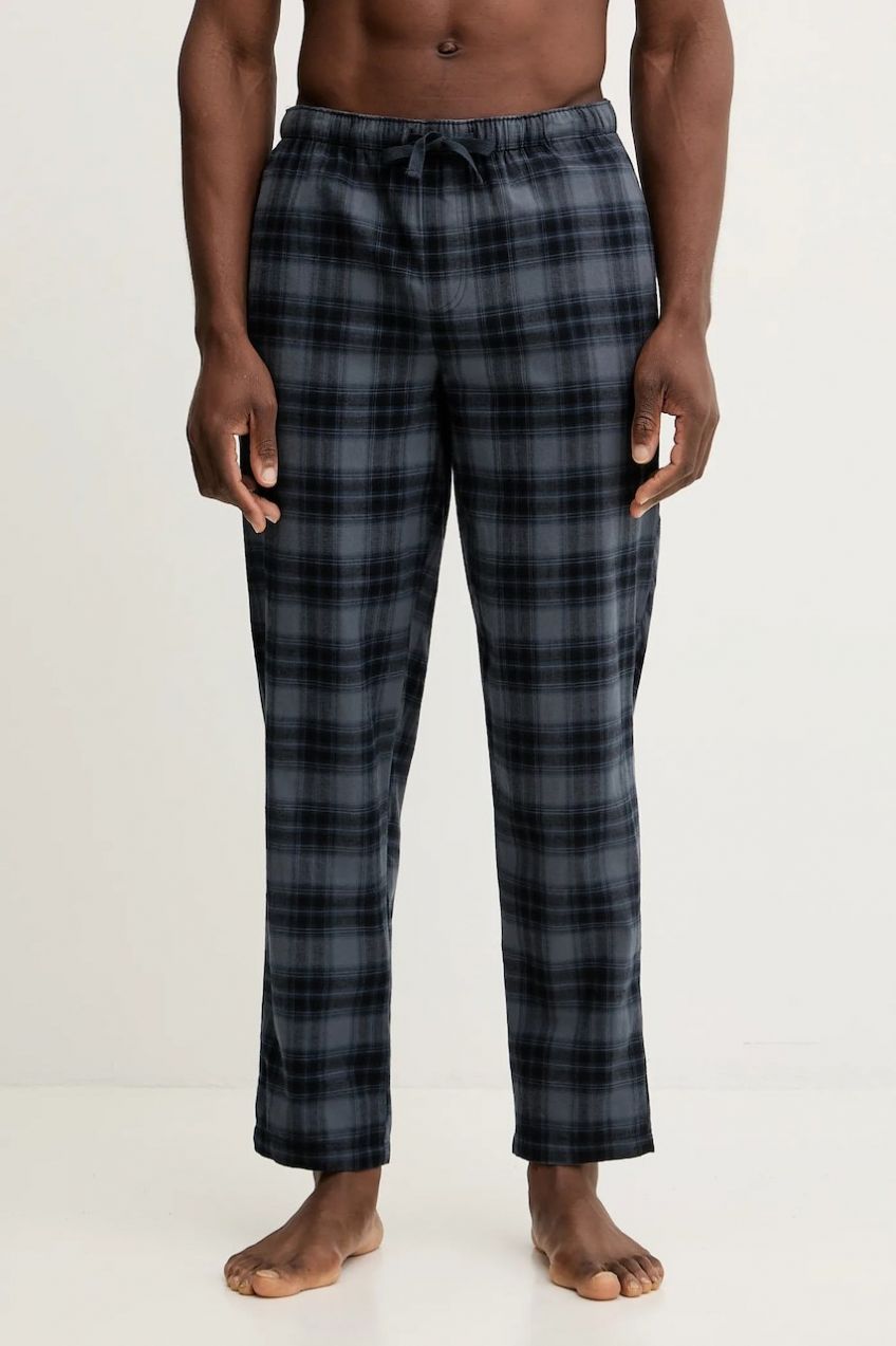 Bavlnené pyžamové nohavice Lindbergh tmavomodrá farba, vzorované, 30.997527