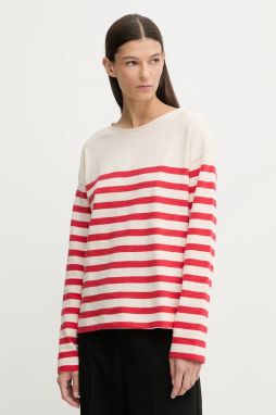 Bavlnený sveter Marc O'Polo béžová farba, ľahký, 600304752021