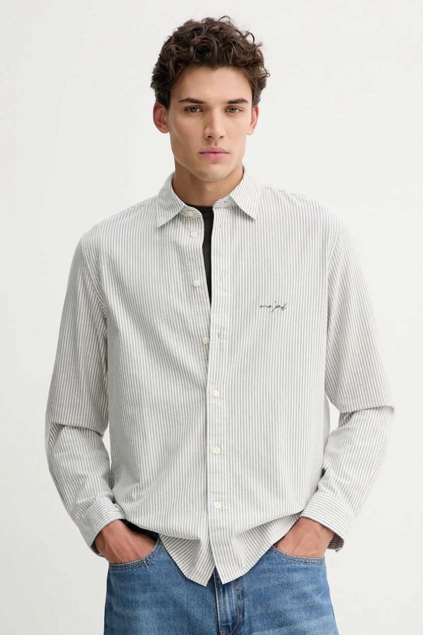 Bavlnená košeľa Marc O'Polo biela farba, regular, s klasickým golierom, 5000007660