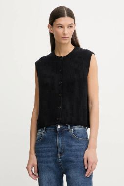 Vesta s prímesou vlny Marc O'Polo tmavomodrá farba, 600609065023