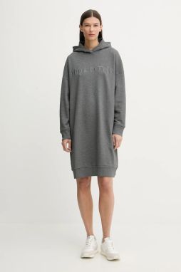 Bavlnené šaty Marc O'Polo šedá farba, mini, oversize, 600407359001