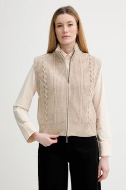 Vlnený sveter G-Star Cable béžová farba, hrejivý, D27728-D770