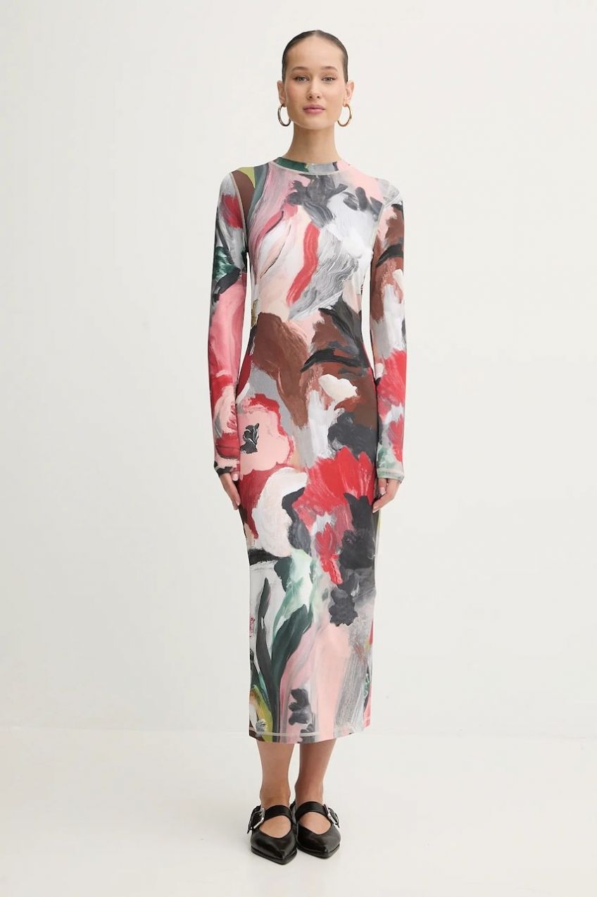 Šaty Stine Goya viac farieb, midi, priliehavé, SG-PS26-D074-2244