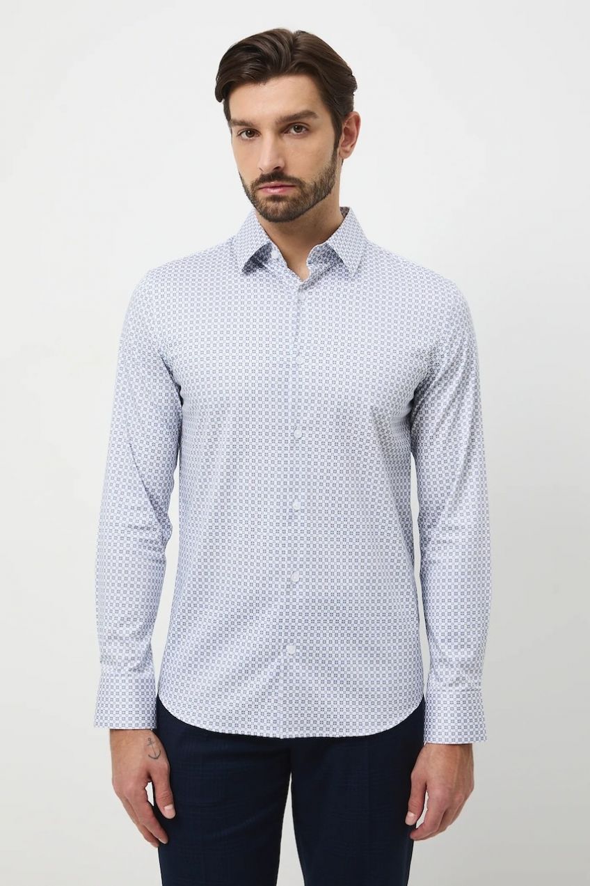 Košeľa Medicine viac farieb, slim, s klasickým golierom