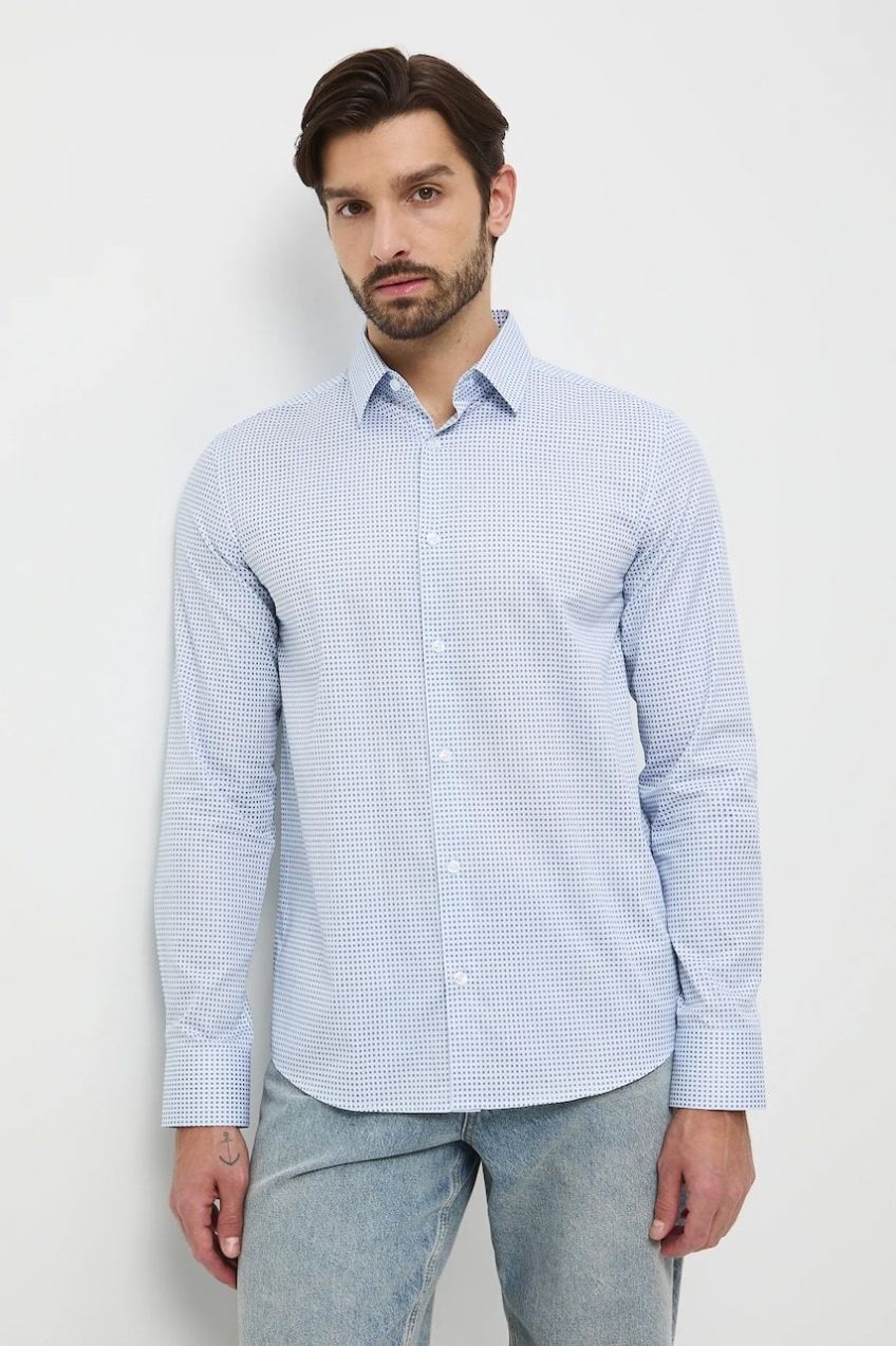 Bavlnená košeľa Medicine viac farieb, slim, s klasickým golierom