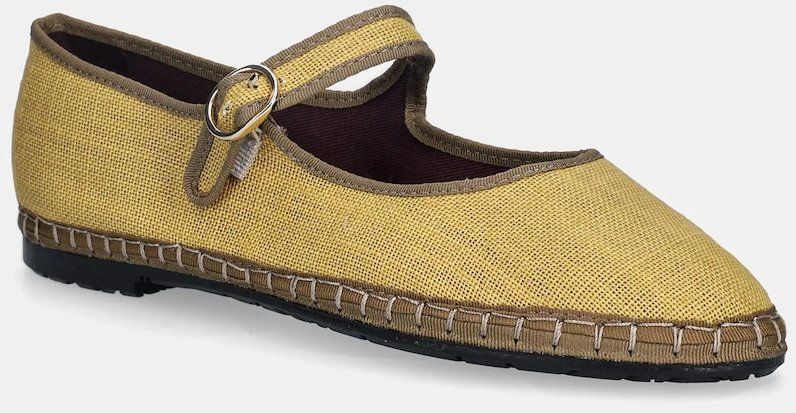 Baleríny Flabelus Alessia žltá farba