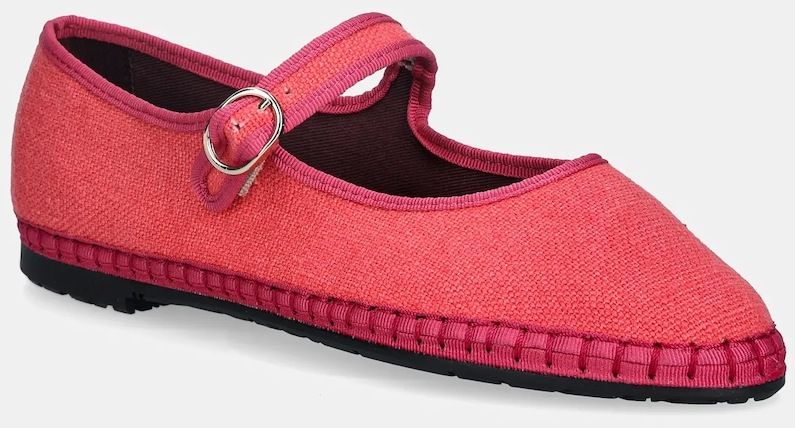 Baleríny Flabelus Lago červená farba