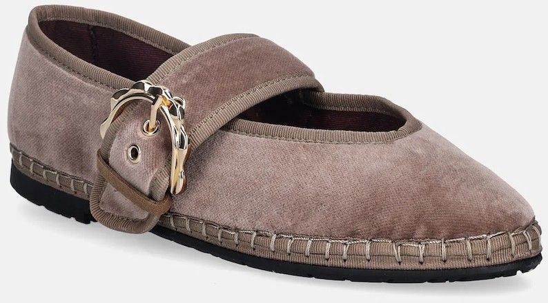 Baleríny Flabelus Sophie hnedá farba