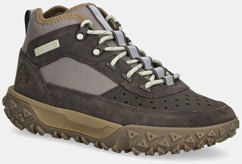 Členkové topánky Timberland Greenstride Motion 6 Mid hnedá farba, TB0A6CW12421
