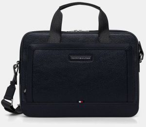 Taška Tommy Hilfiger tmavomodrá farba, AM0AM13987