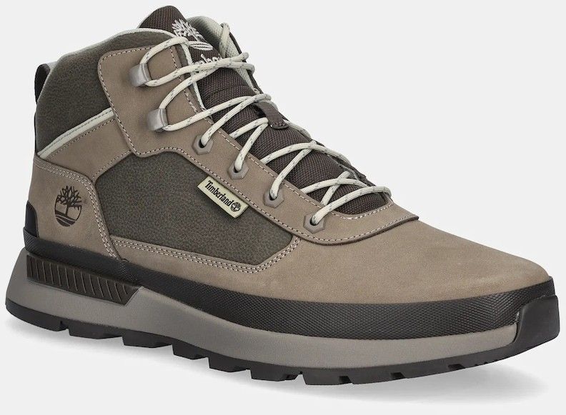Kožené členkové topánky Timberland Field Trekker Mid šedá farba, TB0A6DPSA4P1