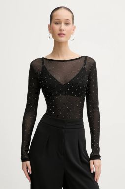 Body Never Fully Dressed čierna farba, s nášivkou, NFDTO1990