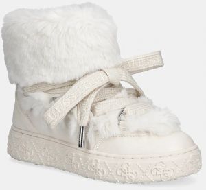 Snehule Guess UNESSA béžová farba, FLFUEK FUR10