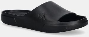 Šľapky Calvin Klein *J CHUNKY SLIDE ONEPIECE RU čierna farba, YM0YM01394