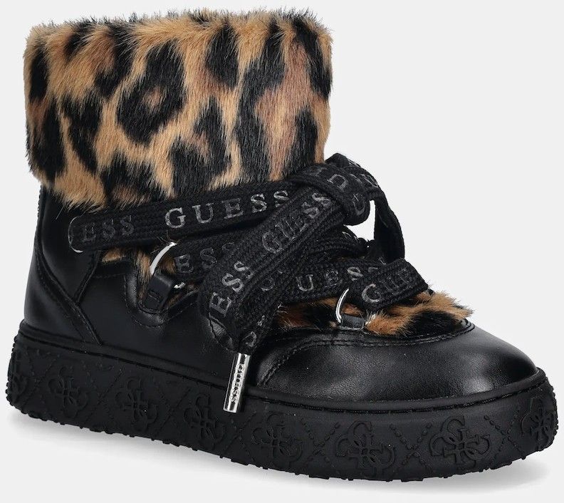 Snehule Guess UNESSA čierna farba, FLFUEK FUR10