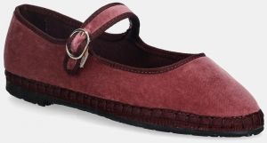 Baleríny Flabelus MARY JANE ružová farba, OBrien