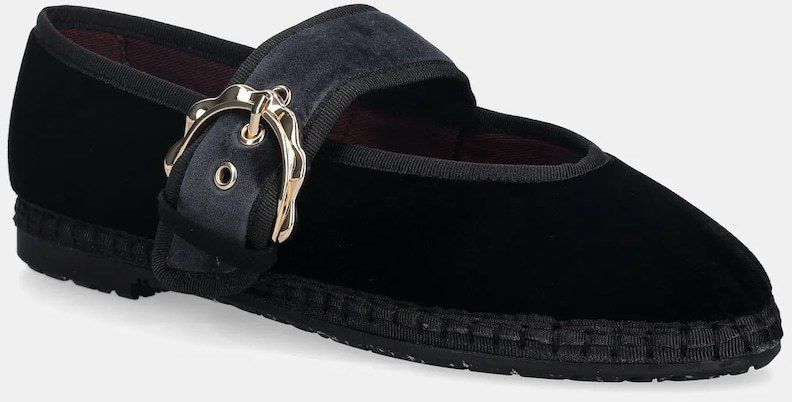 Baleríny Flabelus SOPHIE čierna farba, Sophie Black