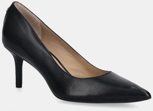 Kožené lodičky Lauren Ralph Lauren Lanette čierna farba, 802P09031001