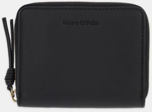 Kožená peňaženka Marc O'Polo čierna farba, 5000007855