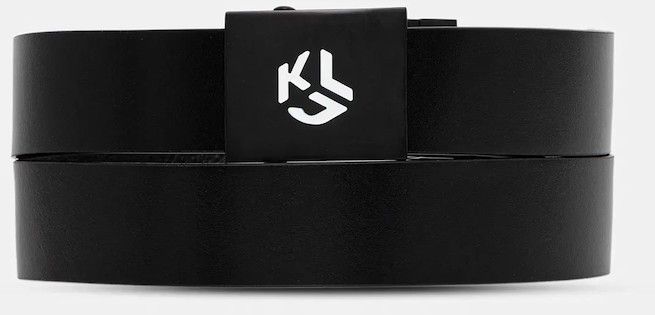 Obojstranný kožený opasok Karl Lagerfeld Jeans čierna farba, B1M33107