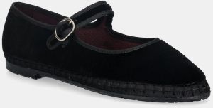 Baleríny Flabelus MARY JANE čierna farba, Antonia