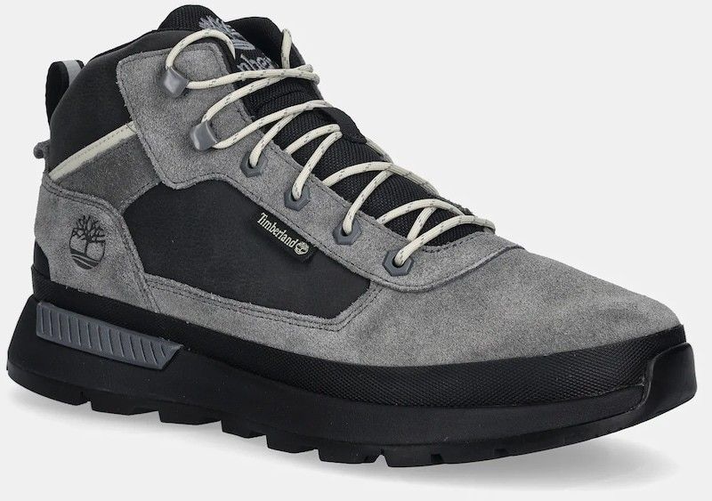 Kožené členkové topánky Timberland Field Trekker Mid šedá farba, TB0A6DPSA4Q1