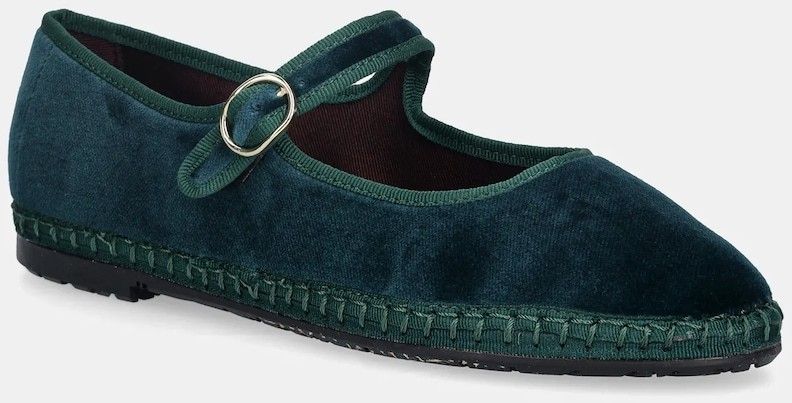 Baleríny Flabelus MARY JANE tyrkysová farba, Leonor