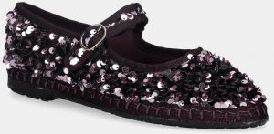 Baleríny Flabelus MARY JANE fialová farba, Little Prince Malva
