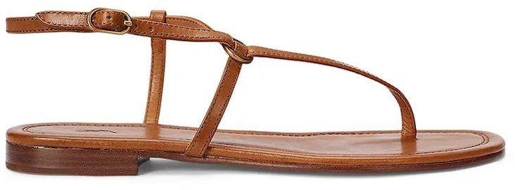 Kožené sandále Polo Ralph Lauren Plo Rng Br Sandal hnedá farba, 818932586001