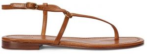 Kožené sandále Polo Ralph Lauren Plo Rng Br Sandal hnedá farba, 818932586001