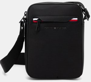 Malá taška Tommy Hilfiger čierna farba, AM0AM14020
