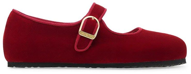 Baleríny Birkenstock Santa Clarita červená farba, 1030732