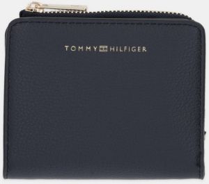 Peňaženka Tommy Hilfiger dámska, tmavomodrá farba, AW0AW18124