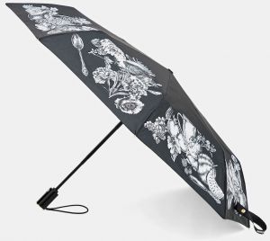 Dáždnik Moschino čierna farba, 9180