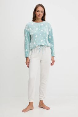 Pyžamový komplet women'secret modrá farba, 4752554