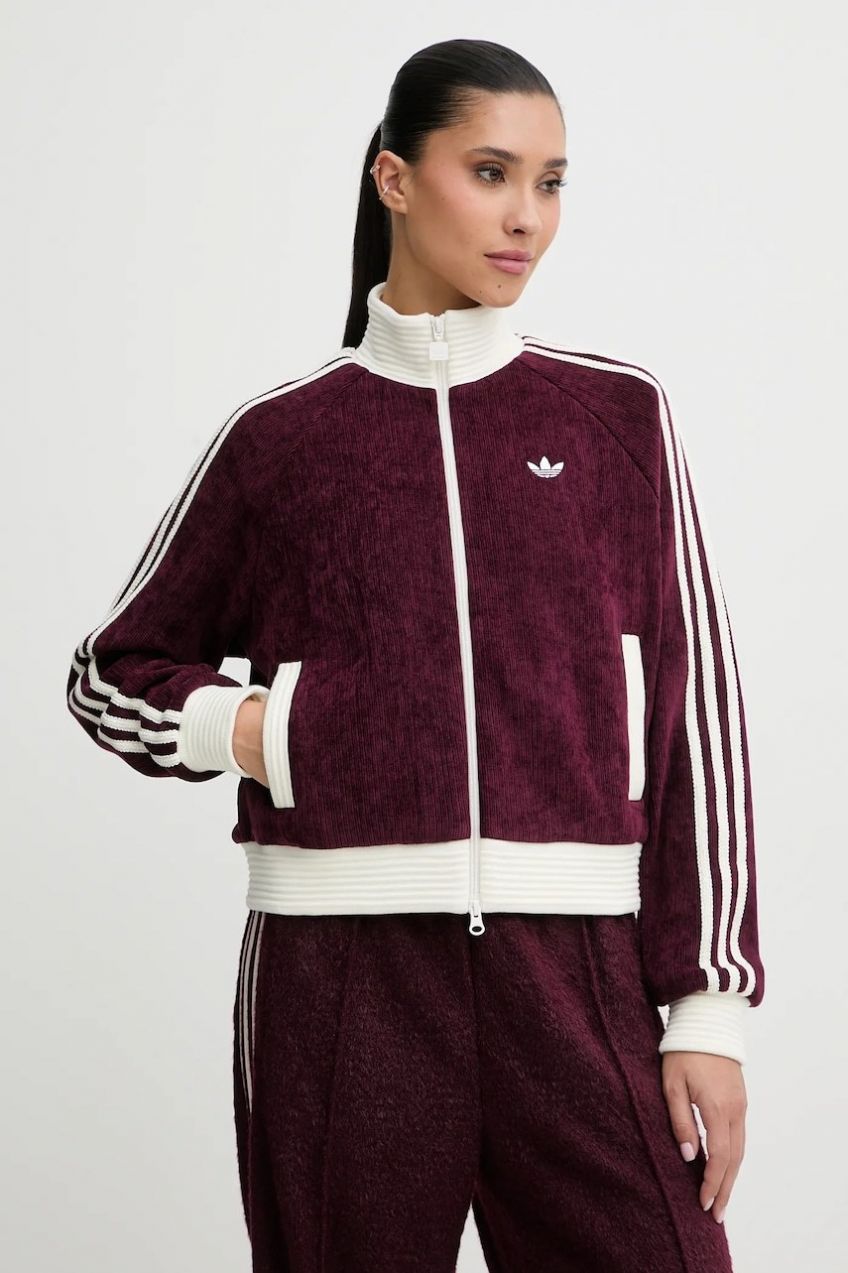 Velúrová mikina adidas Originals Velour