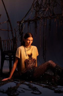 Bavlnené tričko Medicine dámske, žltá farba