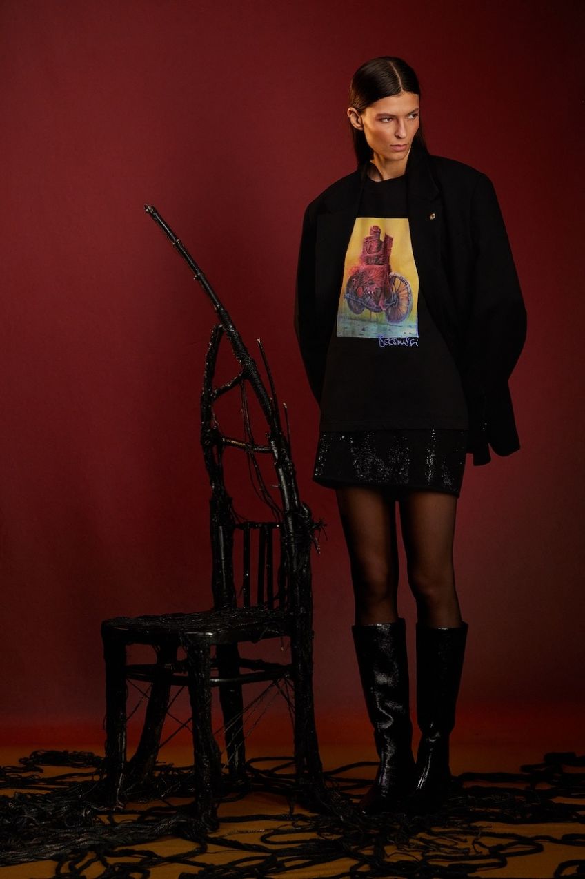 Bavlnené tričko Medicine dámske, čierna farba