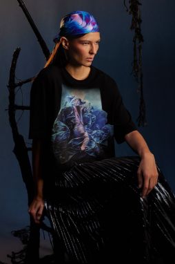 Bavlnené tričko Medicine dámske, čierna farba