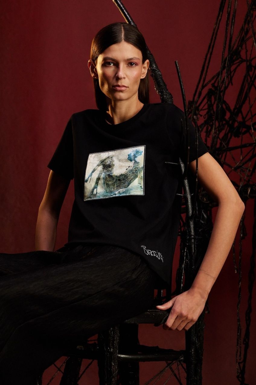 Tričko Medicine dámske, čierna farba