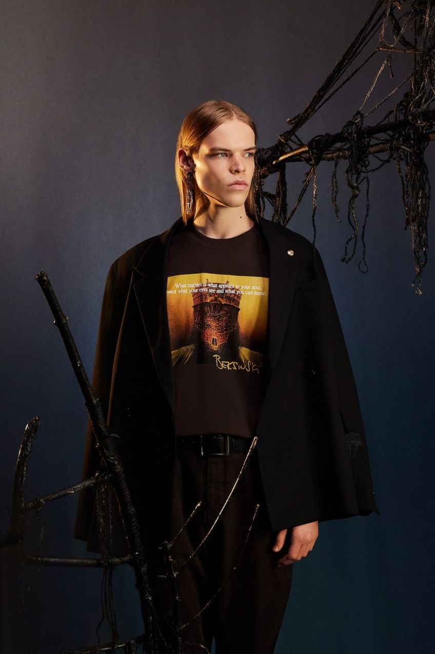 Bavlnené tričko Medicine pánske, hnedá farba, s potlačou