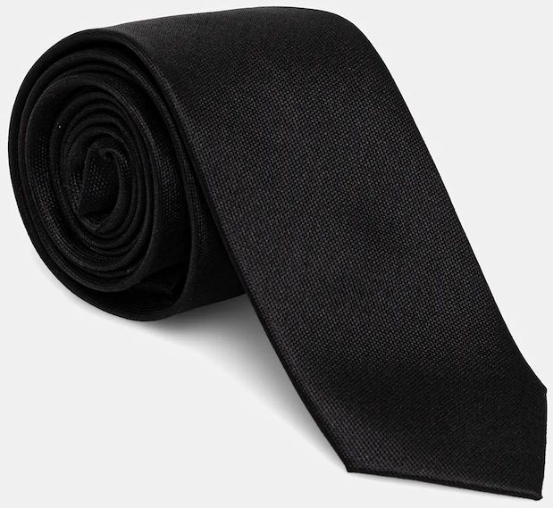 Hodvábna kravata Karl Lagerfeld čierna farba, 561160.805100