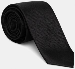 Hodvábna kravata Karl Lagerfeld čierna farba, 561160.805100