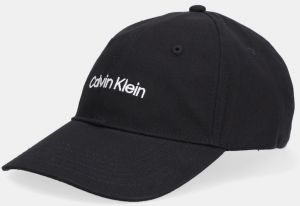 Bavlnená šiltovka Calvin Klein čierna farba, LV04F5003G
