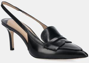 Kožené lodičky Lauren Ralph Lauren Khloe Lr Pmp čierna farba, 802982850001