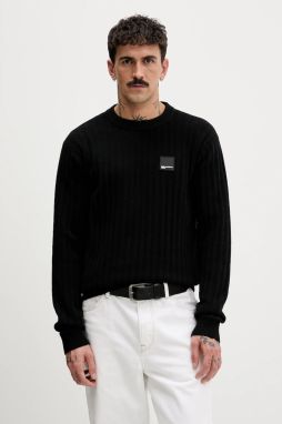Sveter Karl Lagerfeld Jeans čierna farba, B1M18022