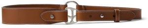 Kožený opasok Lauren Ralph Lauren hnedá farba, 412980225